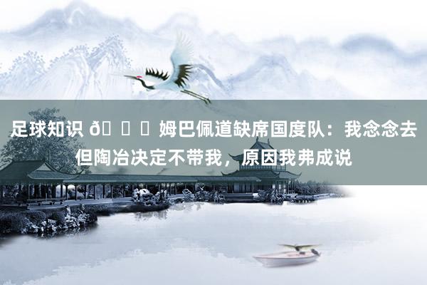 足球知识 👀姆巴佩道缺席国度队：我念念去但陶冶决定不带我，原因我弗成说