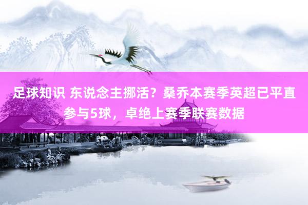 足球知识 东说念主挪活？桑乔本赛季英超已平直参与5球，卓绝上赛季联赛数据